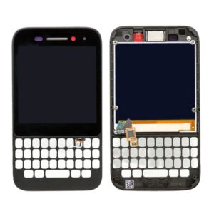 Original LCD Screen for BlackBerry Q5 Digitizer Full Assembly with Frame(Black) (OEM)