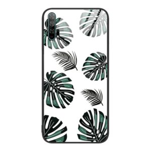 For Honor 20 Pro Colorful Painted Glass Phone Case(Banana Leaf) (OEM)
