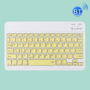 Universal Ultra-Thin Portable Bluetooth Keyboard and Mouse Set For Tablet Phones, Size:10 inch(Yellow Beyboard) (OEM)