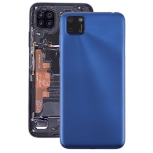 Original Battery Back Cover with Camera Lens Cover for Huawei Y5p(Blue) (OEM)