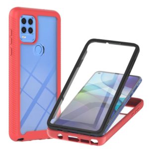 For Motorola Moto G Stylus 2021 5G Starry Sky Solid Color Series Shockproof PC + TPU Protective Case with PET Film(Red) (OEM)