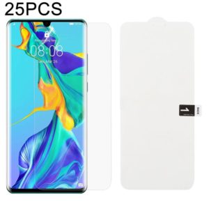 25 PCS Soft Hydrogel Film Full Cover Front Protector with Alcohol Cotton + Scratch Card for Huawei P30 Pro (OEM)