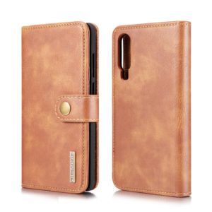 DG.MING Crazy Horse Texture Flip Detachable Magnetic Leather Case for Huawei P30, with Holder & Card Slots & Wallet (Brown) (DG.MING) (OEM)