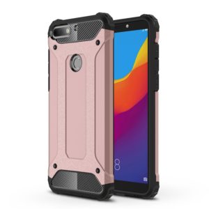 For Huawei Honor Play 7C Full-body Rugged TPU + PC Combination Back Cover Case (Rose Gold) (OEM)