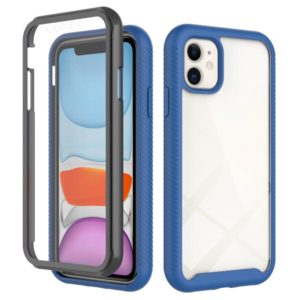 For iPhone 11 Starry Sky Solid Color Series Shockproof PC + TPU Case with PET Film (Royal Blue) (OEM)