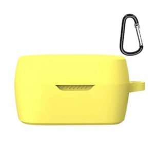 Wireless Earphone Silicone Protective Case with Hook for JBL T280TWS X(Yellow) (OEM)