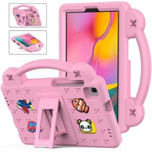 For Samsung Galaxy Tab A 8.0 2019 T290 / T295 Handle Kickstand Children EVA Shockproof Tablet Case(Pink) (OEM)
