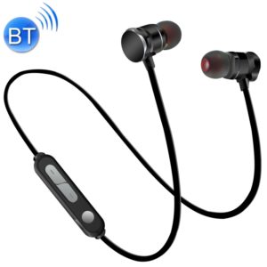 X3 Magnetic Absorption Sports Bluetooth 5.0 In-Ear Headset with HD Mic, Support Hands-free Calls, Distance: 10m(Black) (OEM)