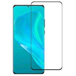 For Huawei P50 Pro 3D Curved Edge Full Screen Tempered Glass Film(Black) (OEM)