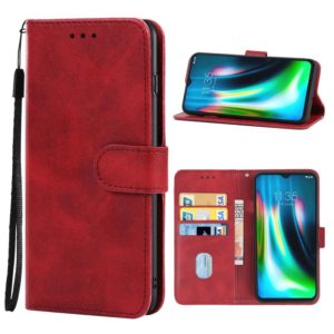 Leather Phone Case For Lenovo K12 Note / Motorola Moto G9 & G9 Play & E7 Plus(Red) (OEM)
