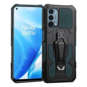 For OnePlus Nord N200 5G Machine Armor Warrior Shockproof PC + TPU Protective Case(Green) (OEM)