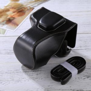 Full Body Camera PU Leather Case Bag with Strap for FUJIFILM XT10 / XT20 (16-50mm / 18-55mm Lens)(Black) (OEM)