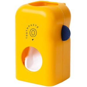 Wall-Mounted Automatic Child Squeezing Toothpaste(Yellow) (OEM)