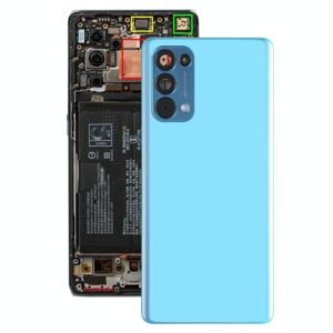 For OPPO Reno5 Pro 5G PDSM00, PDST00, CPH2201 Original Battery Back Cover (Blue) (OEM)