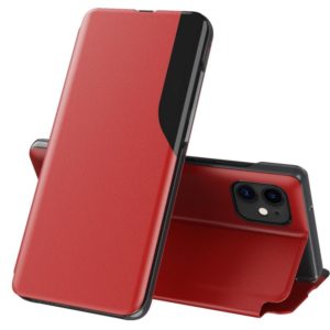 For iPhone 12 mini Attraction Flip Holder Leather Phone Case (Red) (OEM)