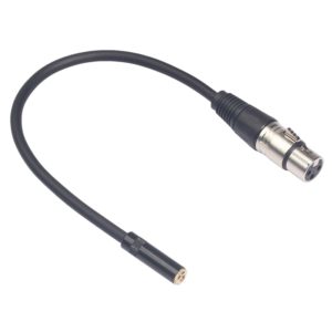TC227K18-03 3.5mm Female to XLR Female Audio Cable, Length: 0.3m (OEM)