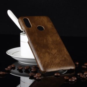 Shockproof Litchi Texture PC + PU Case for Meizu Note 9 (Brown) (OEM)