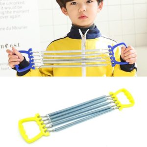 Children Spring Tension Device Student Exercise Fitness Equipment(Yellow) (OEM)