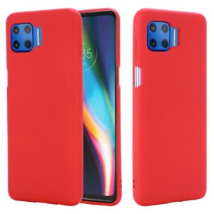 For Motorola Moto G 5G Plus Solid Color Liquid Silicone Dropproof Full Coverage Protective Case(Red) (OEM)