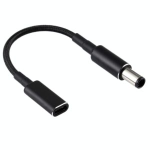 PD 100W 18.5-20V 7.4 x 0.6mm to USB-C / Type-C Adapter Nylon Braid Cable for HP (OEM)