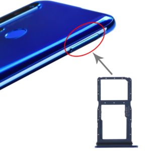 SIM Card Tray + SIM Card Tray / Micro SD Card Tray for Huawei Nova 5i (Blue) (OEM)