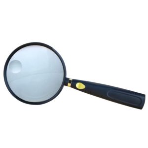 2 PCS Children Science Education Elderly Reading Hand-Held Magnifying Glass, Specification: 110mm (OEM)