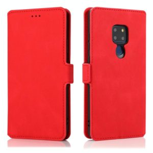 For Huawei Mate 20 Retro Magnetic Closing Clasp Horizontal Flip Leather Case with Holder & Card Slots & Photo Frame & Wallet(Red) (OEM)