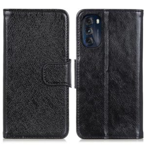 For Motorola Moto G 5G 2022 Nappa Texture Leather Phone Case(Black) (OEM)