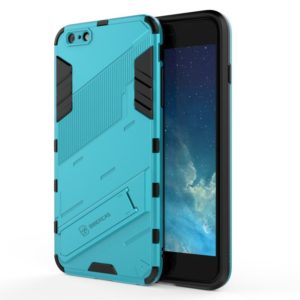 Punk Armor 2 in 1 PC + TPU Shockproof Case with Invisible Holder For iPhone 6 Plus & 6s Plus(Blue) (OEM)