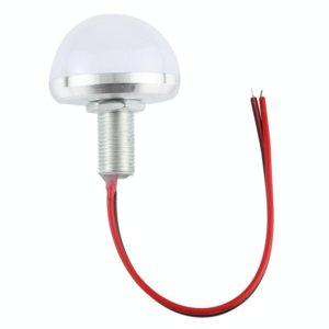 35mm 3W Semi-circular LED Bulbs, DC 5V (White Light) (OEM)