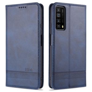 For Huawei Enjoy 20 SE 4G AZNS Magnetic Calf Texture Horizontal Flip Leather Case with Card Slots & Holder & Wallet(Dark Blue) (AZNS) (OEM)