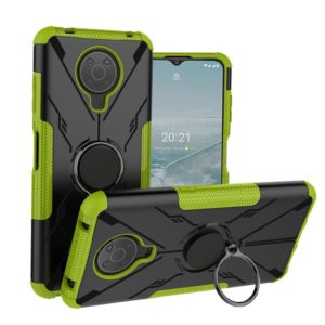 For Nokia G10 / G20 Armor Bear Shockproof PC + TPU Phone Protective Case with Ring Holder(Green) (OEM)