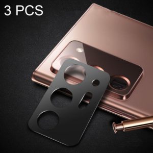 3 PCS Lens Film Aluminum Alloy Sheet Camera Protection Film For Samsung Galaxy Note20 Ultra (Black) (OEM)