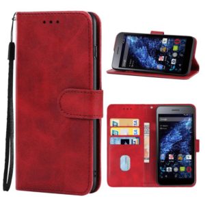 For Tecno W4 Leather Phone Case(Red) (OEM)