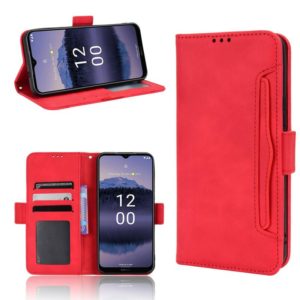 For Nokia G11 Plus Skin Feel Calf Texture Card Slots Leather Phone Case(Red) (OEM)