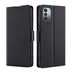 For Nokia G21 / G11 Ultra-thin Voltage Side Buckle Leather Phone Case(Black) (OEM)
