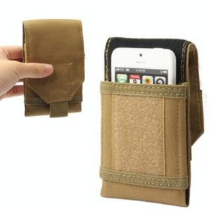 Army Combat Travel Utility Hook and Loop Fastener Belt Pouch Bum Bag Mobile Phone Money(Coffee) (OEM)