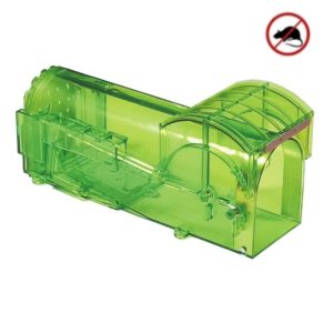 Short Cage Plastic Mousetrap Humane Cage For Catching Mice Alive(Green) (OEM)