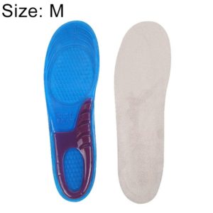 1 Pair Military Training Shock Resistance Sports Insoles Soft and Comfortable Stretch Thick Insoles, Size: M(38-42 Yards)(Blue) (OEM)