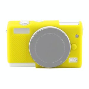 Soft Silicone Protective Case for Canon EOS M200 (Yellow) (OEM)