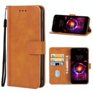 Leather Phone Case For LG X power 3(Brown) (OEM)