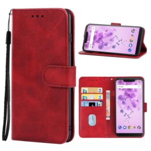 Leather Phone Case For Wiko View2 Go(Red) (OEM)
