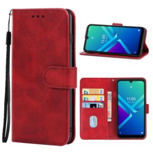 Leather Phone Case For Wiko Y82(Red) (OEM)