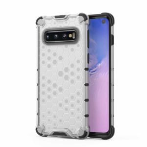 Honeycomb Shockproof PC + TPU Case for Galaxy S10 (Transparent) (OEM)