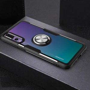 Scratchproof TPU + Acrylic Ring Bracket Protective Case For Huawei P20 Pro(Silver) (OEM)