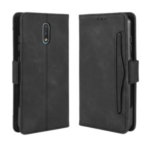 For Nokia 2.3 Wallet Style Skin Feel Calf Pattern Leather Case with Separate Card Slots & Holder & Wallet & Photo Frame(Black) (OEM)