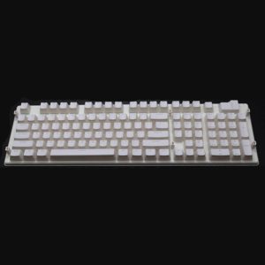 Pudding Double-layer Two-color 108-key Mechanical Translucent Keycap(White) (OEM)