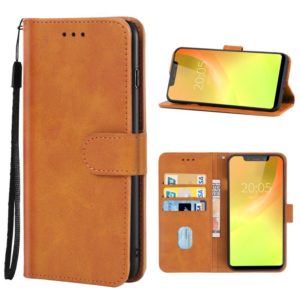 Leather Phone Case For Blackview A30(Brown) (OEM)