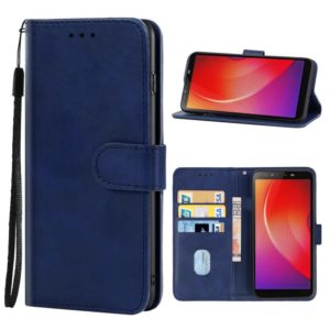 Leather Phone Case For Infinix Smart 2(Blue) (OEM)