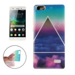 For Huawei Honor 4C Triangle Cloud Pattern TPU Protective Case (OEM)